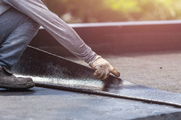 Professional Waterproofing technician working in Rockwood, MI